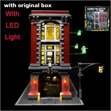 الصندوق الأصلي متوافق 75827 4634 قطعة صالح 75827 Ghostbusters Firehouse 83001 اللبنات الطوب عدة هدايا عيد الميلاد عيد الميلاد