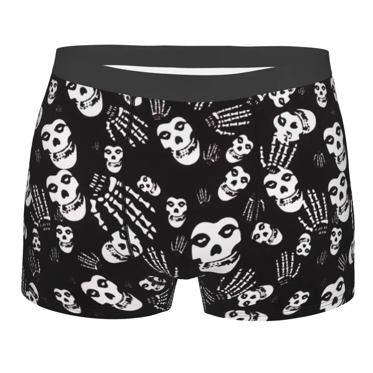 

Custom Misfits Skulls Underwear Men Breathbale Boxer Briefs