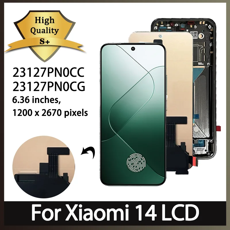 23127pn0cc-23127pn0cg-premium-lcd-for-xiaomi-14-display-touch-screen-digitizer-panel-assembly-for-mi-14-lcd-with-frame