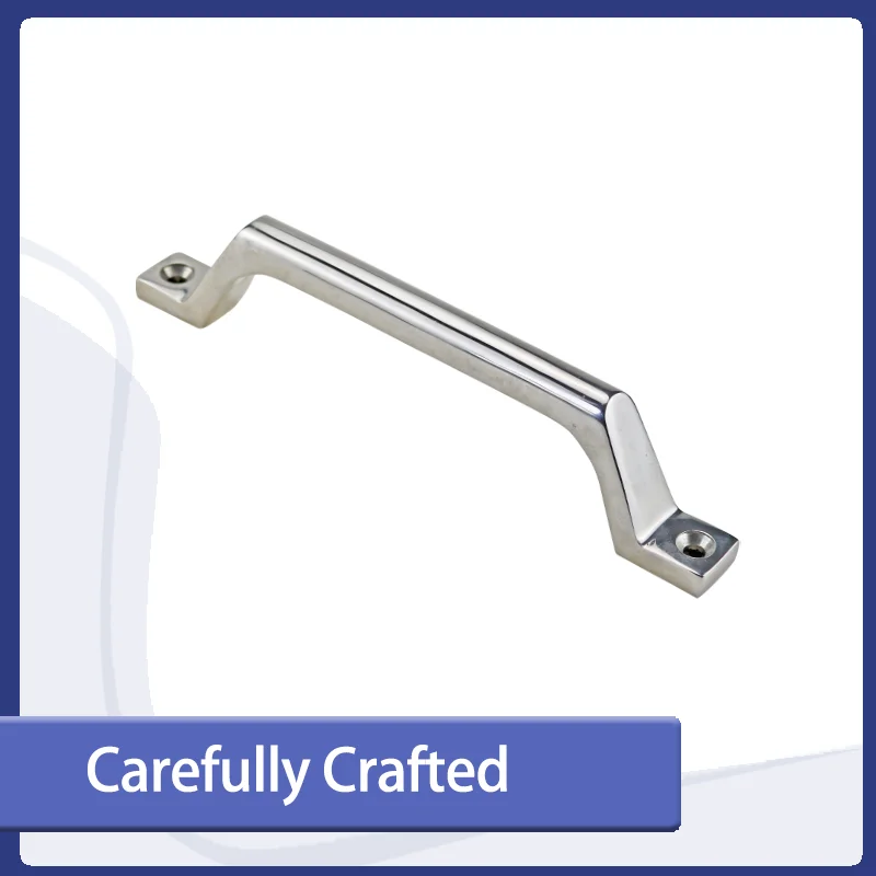 Robuster Griff für industrielle Automatisierungsmaschinen und Transportausrüstung. Präzisionsguss aus Edelstahl 304