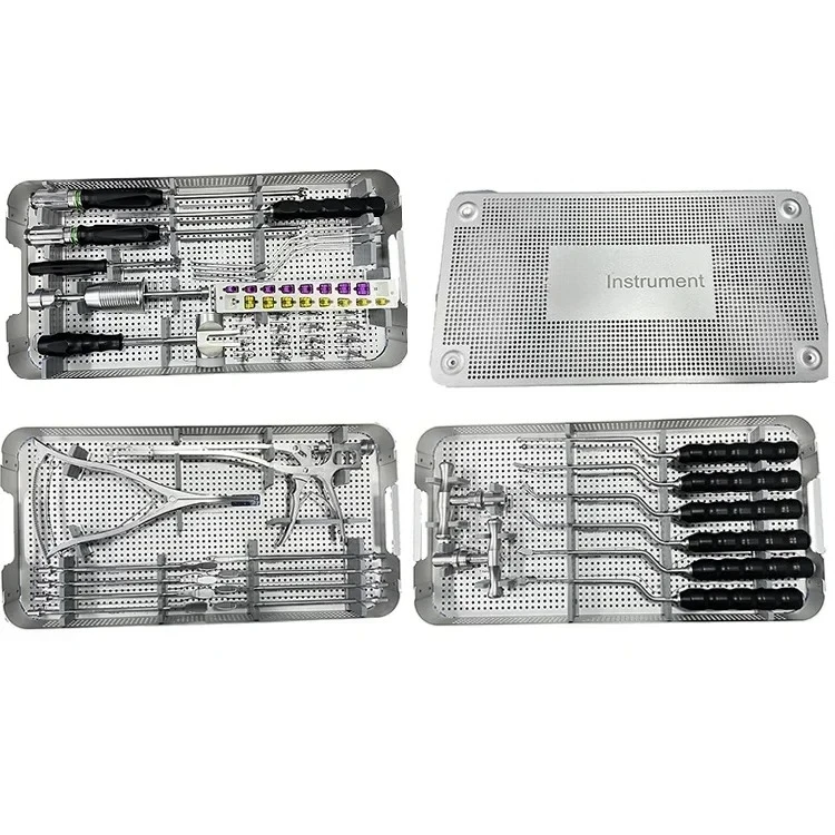 Spine  Lumbar  cage Lumbar PEEK Cage Spine Surgery Instrument Set
