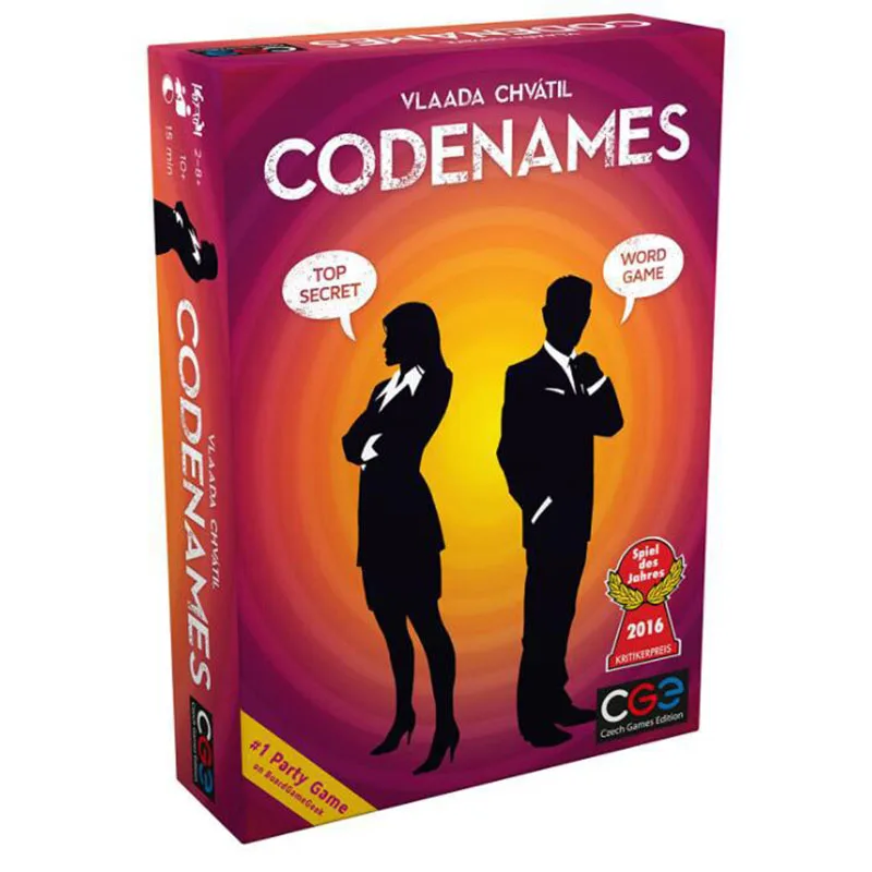 Codenames action code board game mat family gathering game card playmat Family Party games Holiday gift All English card games