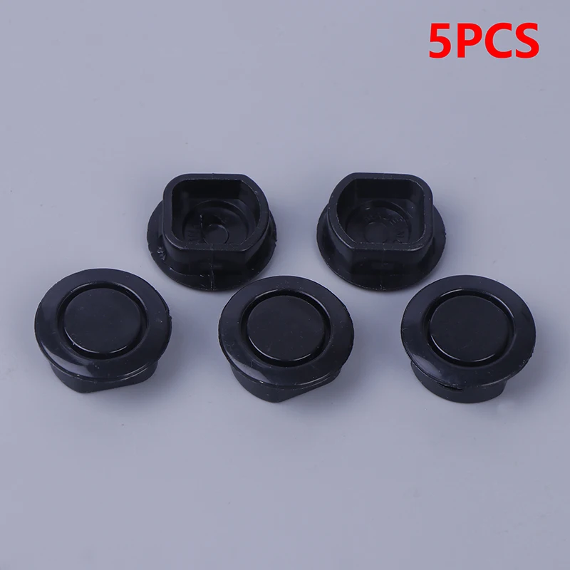 5PCS Car General Radar Hole Decorative Cover Suitable For Auto Front And Rear Bumper Reversing Warning Radar Probe Plug Hole