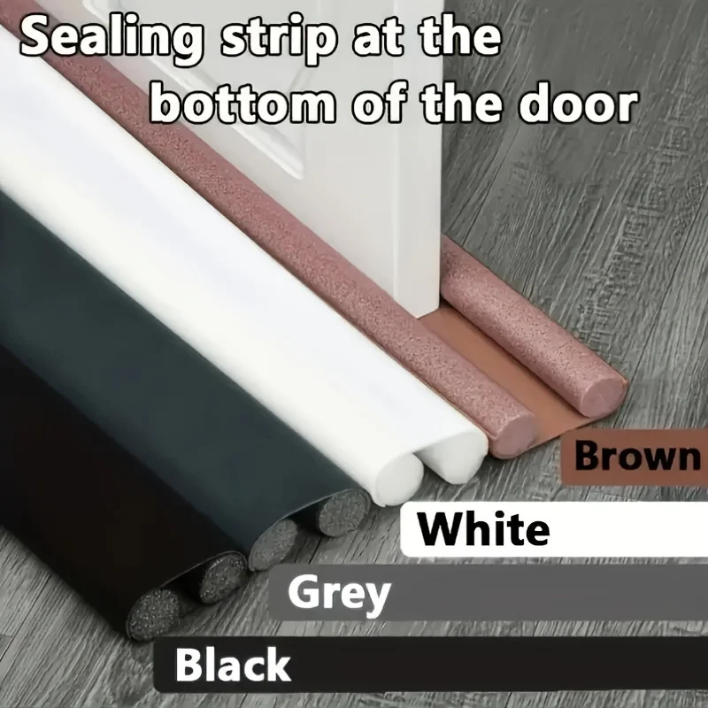 1 pz/5PC tappo di tiraggio della porta resistente alle intemperie per il fondo delle porte protezione doppia flessibile del rumore del vento porta di tenuta della porta di spogliatura