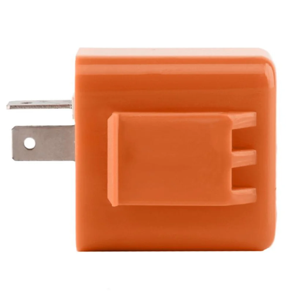 12V 2 Pin LED Flasher Adjustable Frequency Relay Turn Signal Indicator Motorcycle Multiple Protection Security Accessories