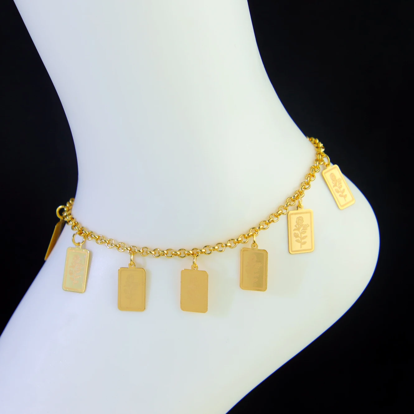 Arabische Mode Fußkettchen 21k Vergoldet Türkische Münzen Vintage Fußarmband Nigeria Islamischer Frauen Brautschmuck – Detail 31
