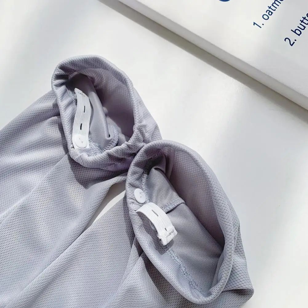 ソリッドカラー大アイスシルク手袋女性運転日焼け止め袖ルーズ通気性アームプロテクター Uv 屋外馬蹄スリーブ