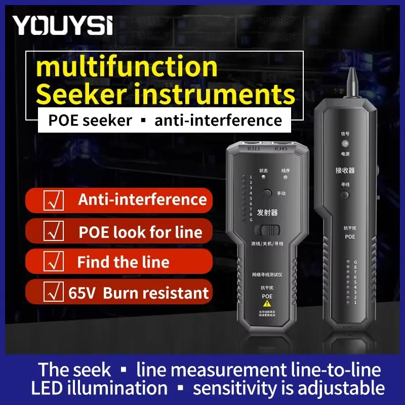 YOUYSI Finder MultifunctionAlx DetectorNewLineFinderNew Signal TesterNewswire TesterNewswire Tester