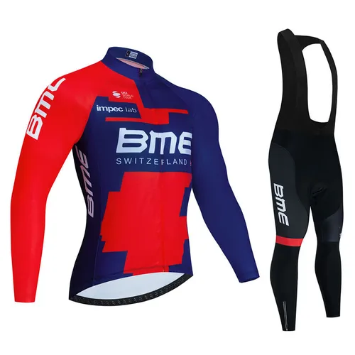 Bmcing Pro 2025 equipo de verano otoño conjunto de Jersey de Ciclismo de manga larga Ropa de Ciclismo hombres Ropa de bicicleta MTB uniforme de Ropa de bicicleta