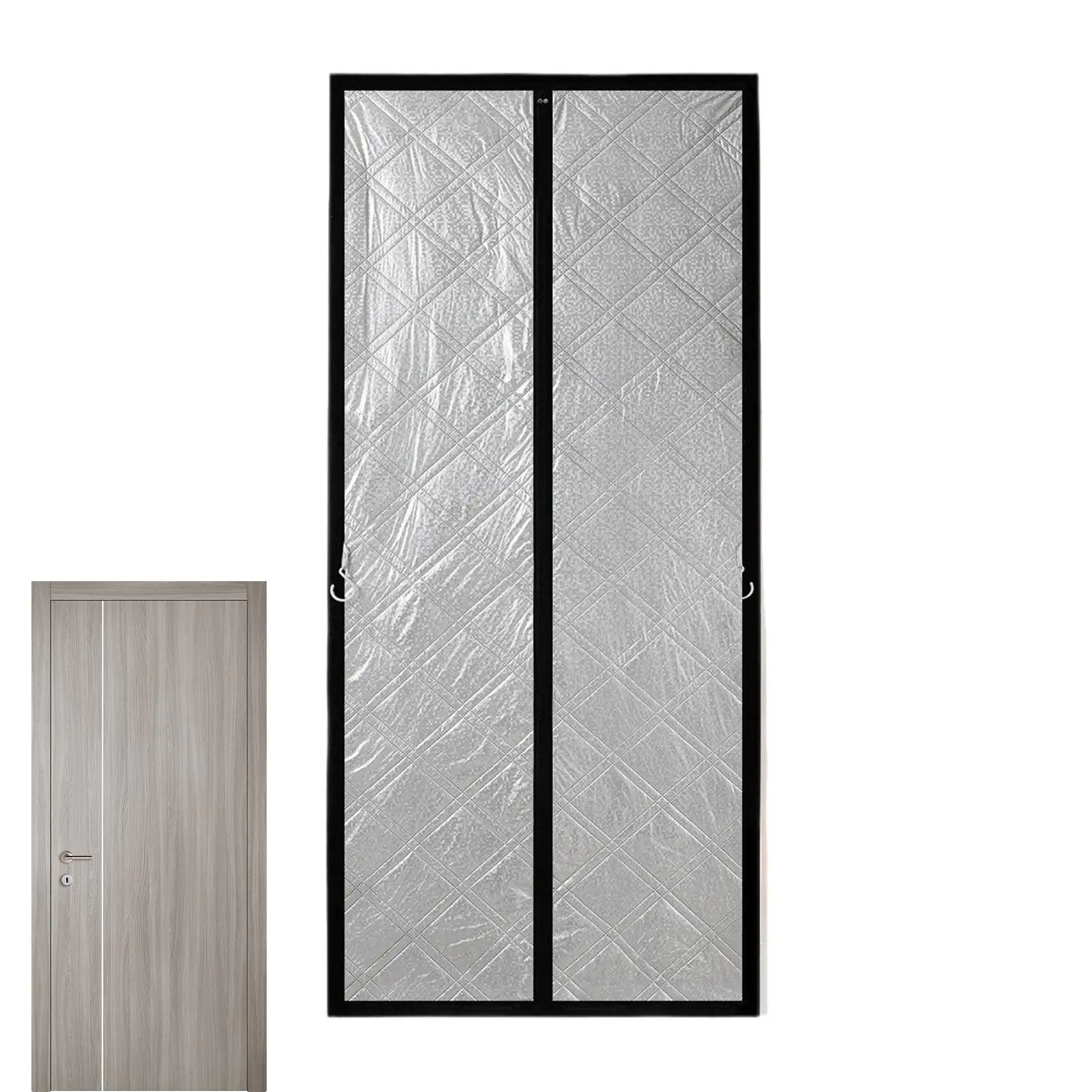 

Зимняя магнитная дверная занавеска, магнитная полоса, утолщенная морозостойкая хлопковая изоляция, магнитная дверная занавеска для домашней кухни