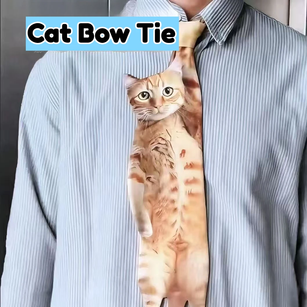 Funny Cat Bow Tie with Bell - Cute Dress-Up Accessory