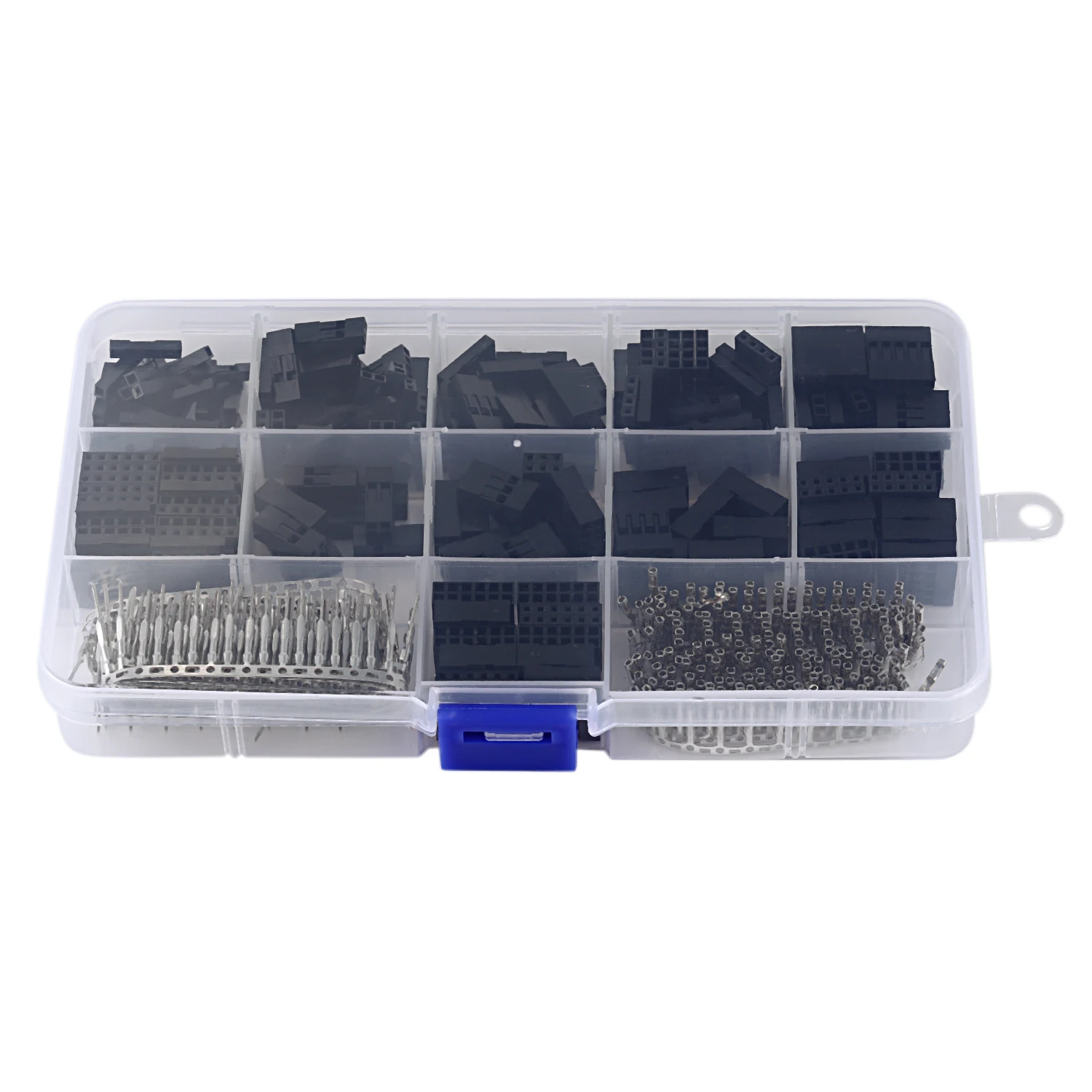 AED7-620Pcs Connector 2.54Mm, Cable Jumper Wire Pin Header Housing Kit, Male Crimp Pins+Female Pin Terminal Connec