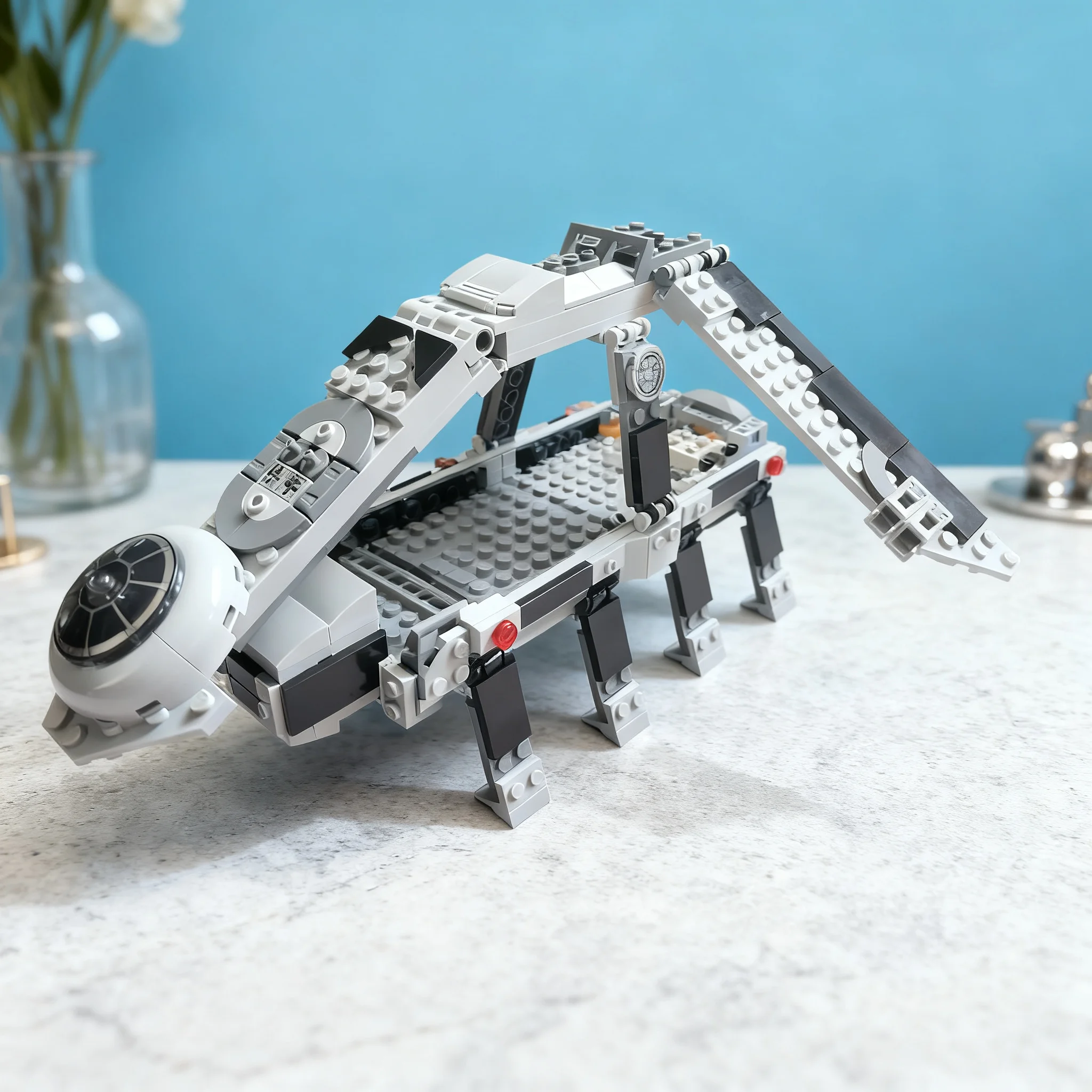 339pcs MOC Imperial Dropship AT-OT V1 Star Battle Model Building Blocks Construction Christmas Gift Toy Craft Assemble Creative