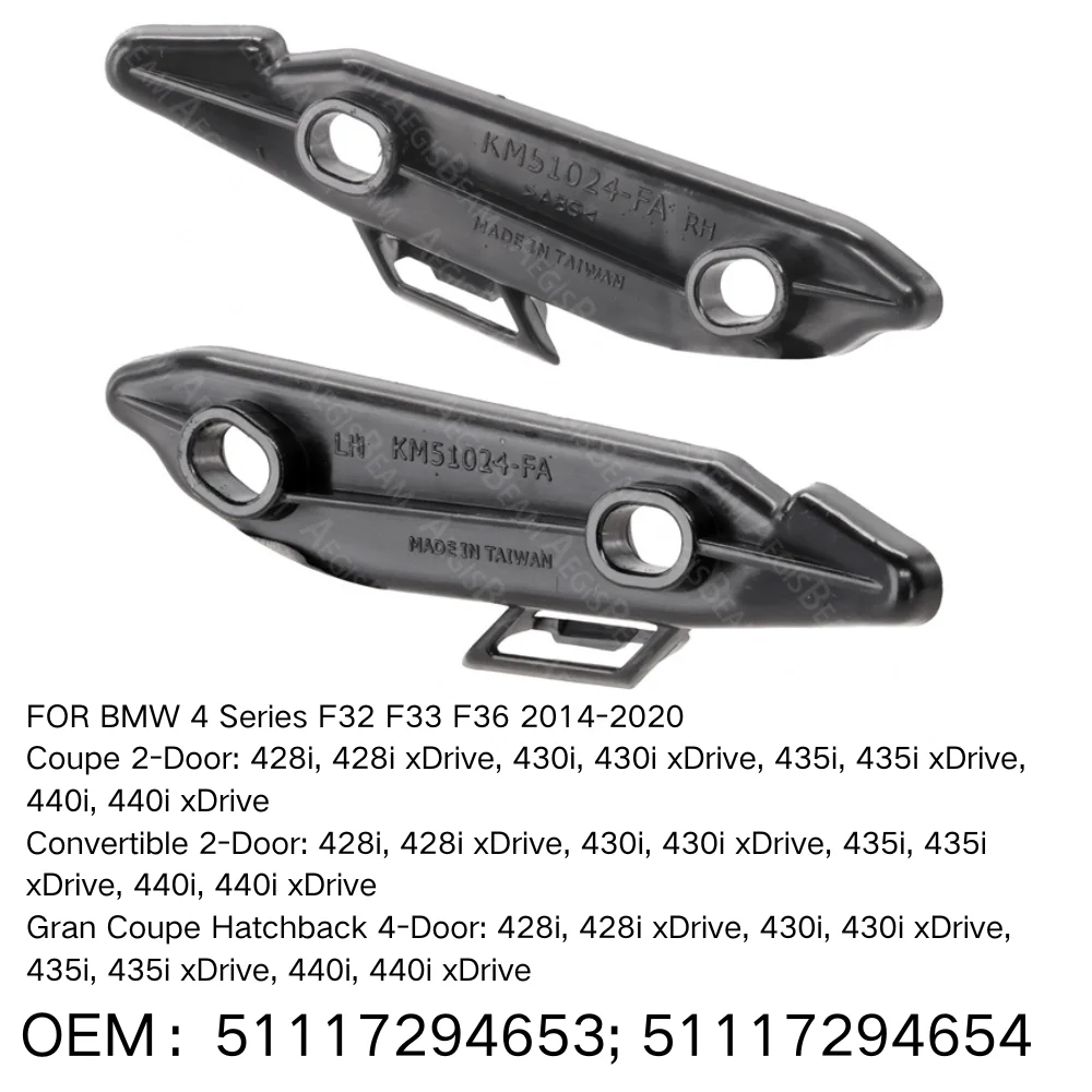 

Front Bumper Retainer Bracket Spacer Support FOR BMW 4 Series F32 F33 F36 2014-2020 Coupe 2-Door 428i 430i XDrive 51117294653