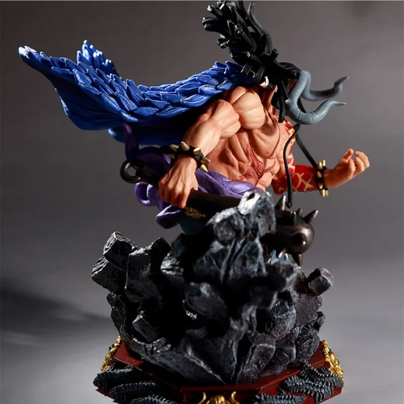 

One Piece Gk, Four Emperors, Kaido Hundred Beasts Kaido And Battle Scene Statue Handheld Action Figure Model Decorative Box