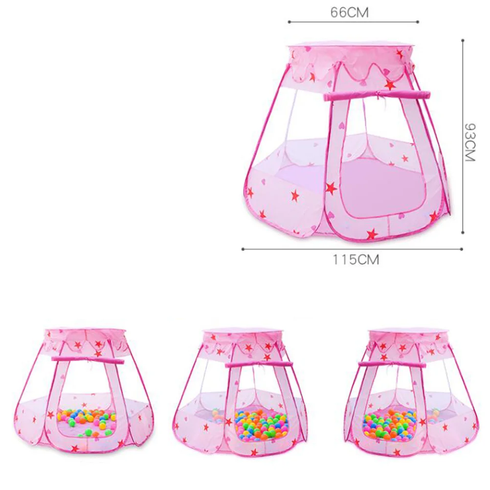 Namiot do zabawy dla dzieci w kształcie sześciokąta, domek do zabawy, wodoodporny, do użytku wewnątrz, łatwy montaż, namiot dla niemowląt, wiek 4-6 lat, do użytku na zewnątrz.