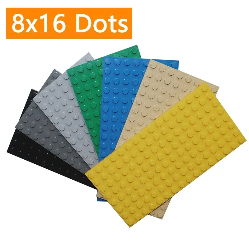 Bricks Size 8x16 Dots DIY Educational Building Blocks 92438 Thin Figures MOC Creative Assemblable Construction Toys for Children