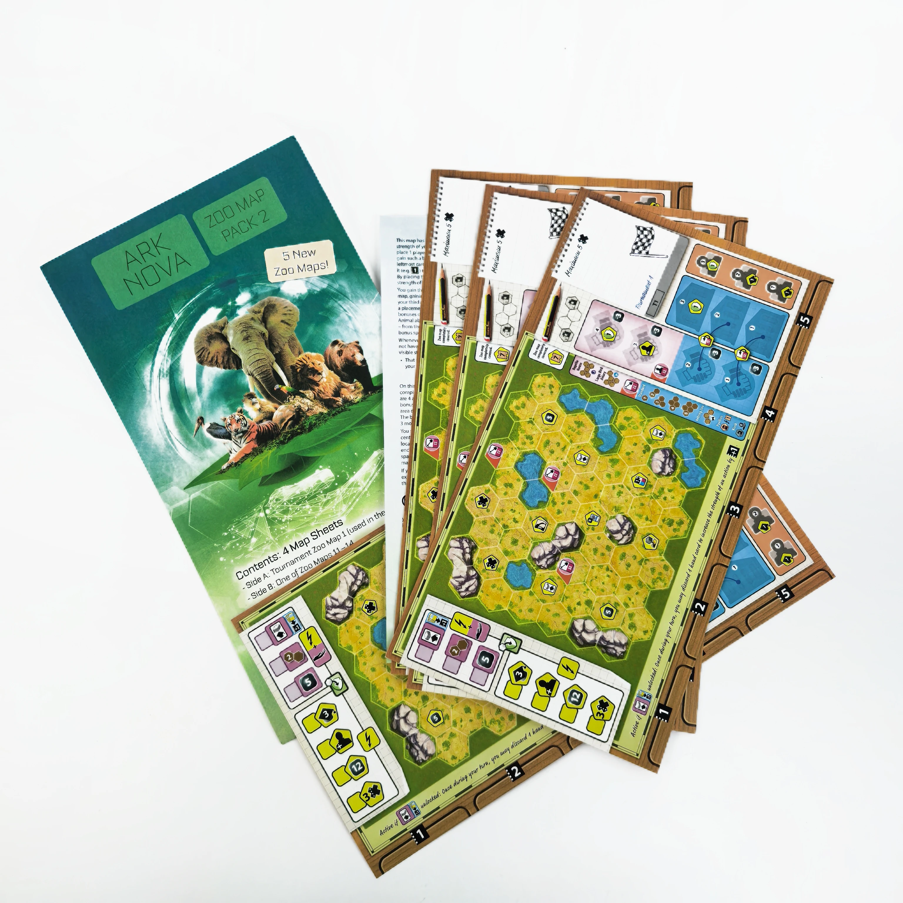 

Настольная игра: Ark Nova Zoo Map Pack 2 – дополнение, требует основной игры, классическая стратегическая игра