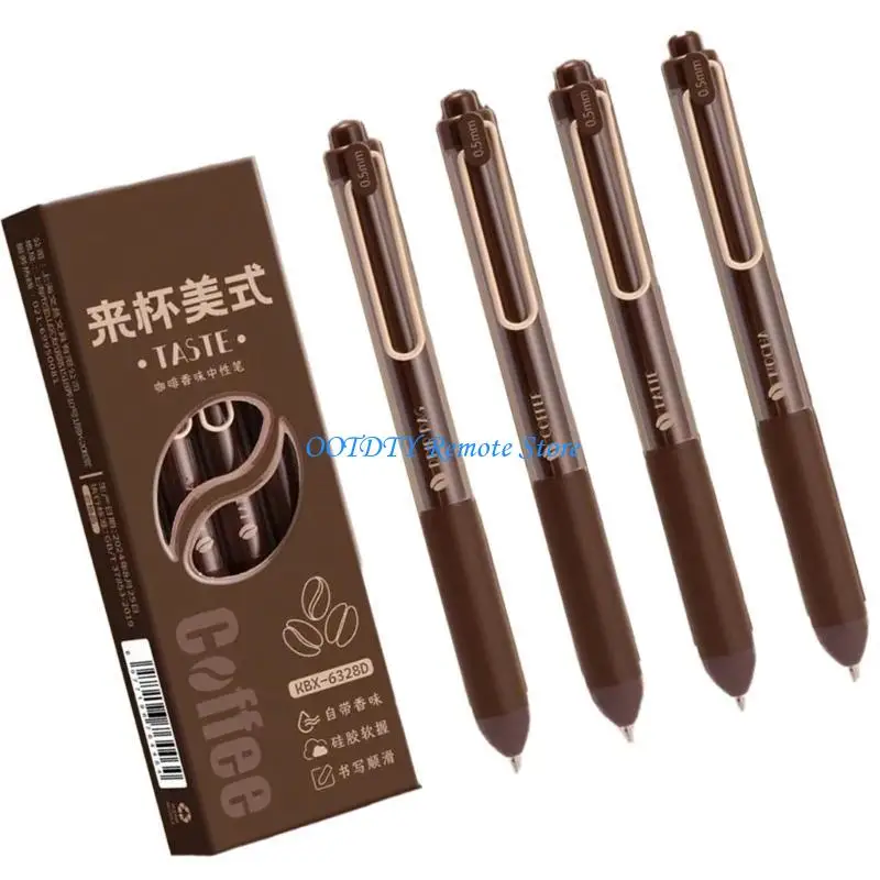 4 قطعة قلم جل قابل للسحب سريع الجفاف 0.5 مللي متر أداة الكتابة المكتبية للطلاب الكبار كتابة المجلات اللوازم المكتبية #2
