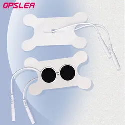 Physiotherapy Tens Electrode ​Pads Conductive Gel Therapeutic Pulse EMS Muscle Stimulator Massager Patches Throat Massage Pad