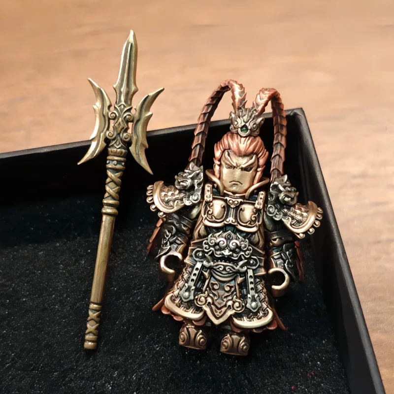 حار في المخزون النمط الصيني لاعب كبير ثلاث ممالك سلسلة تشاو يون تشاو زييلونج عمل نموذج لجسم سطح المكتب زخرفة اللعب الهدايا #4