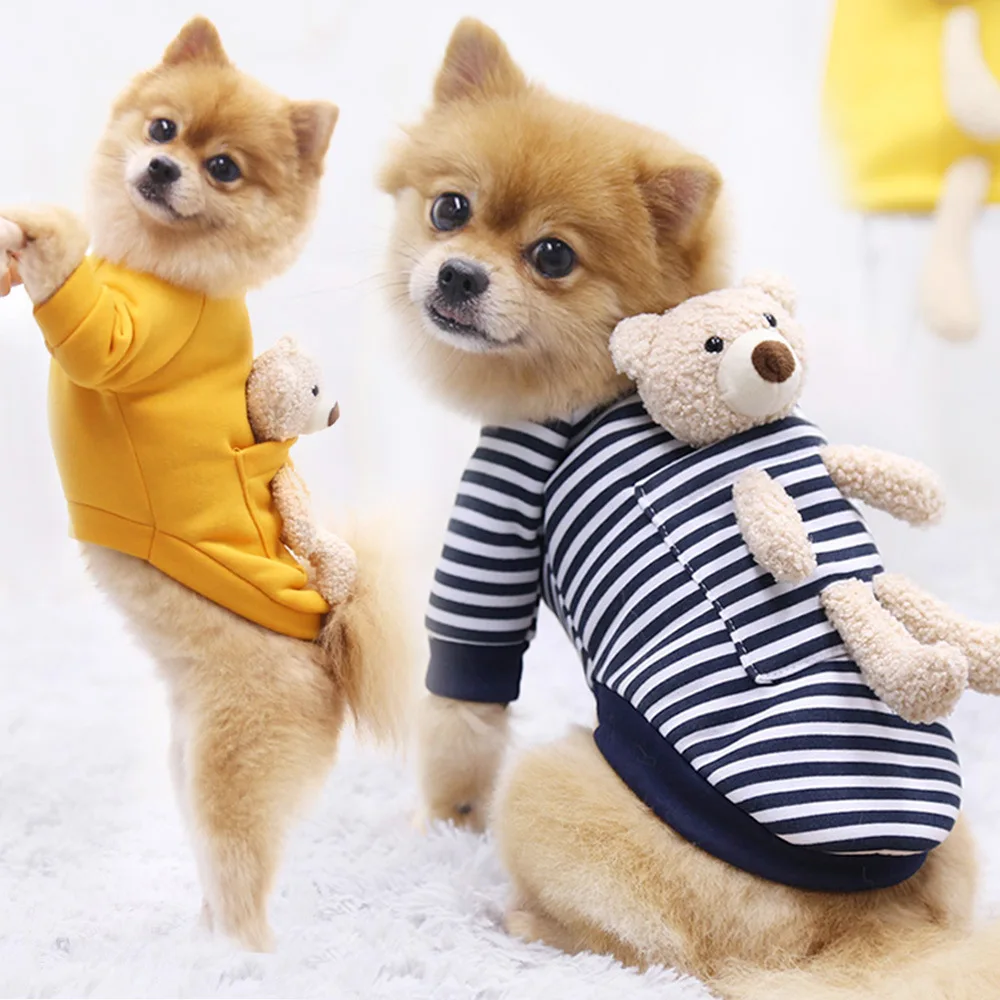 

Dog Clothes for Medium Puppy Dogs Korea Autumn Accessories Women's Insulated Vest Winter Clothes for Dogs Bear Chihuahuas fancy