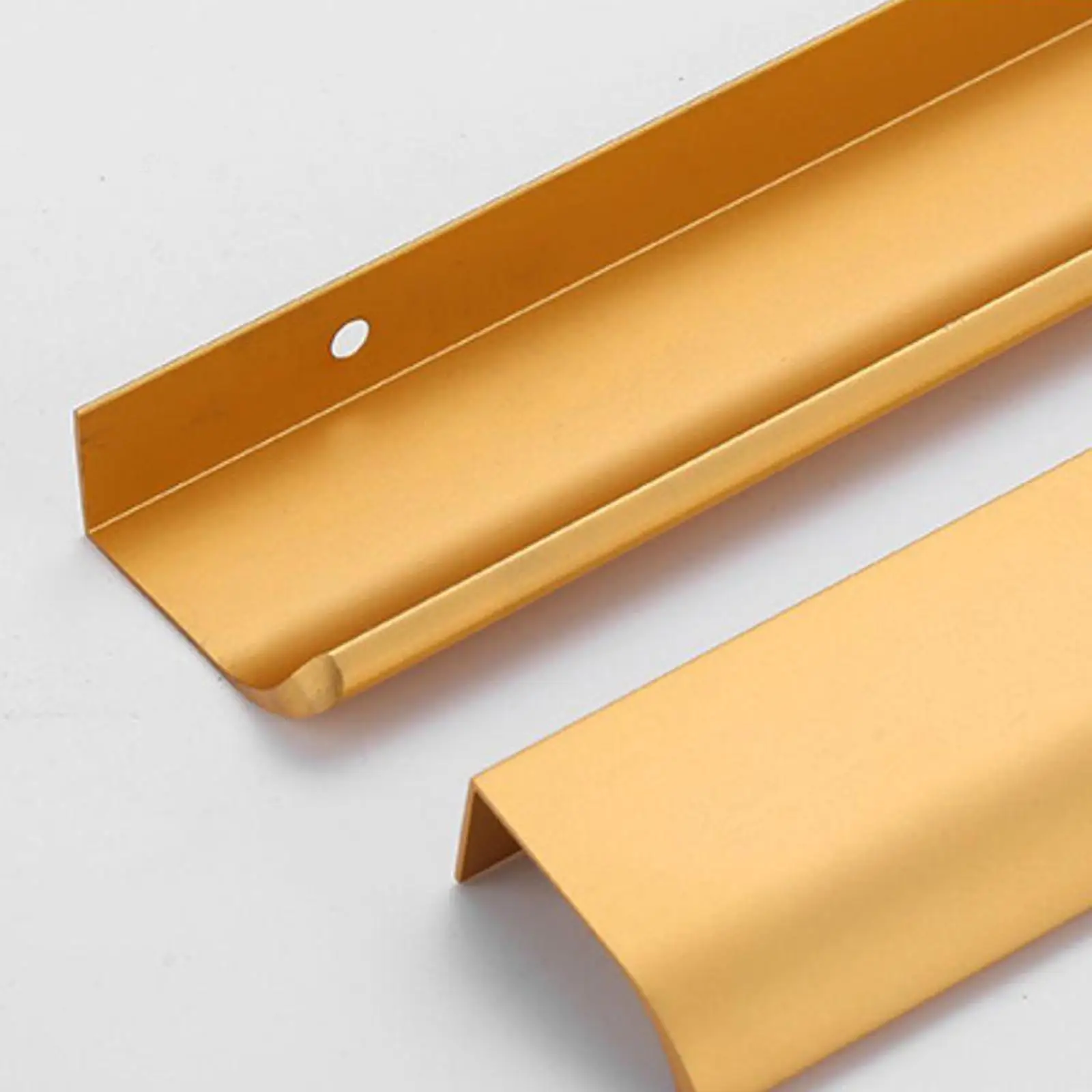 Алюминиевая ручка современного дизайна для дверей шкафа, дверей шкафа, дома, кухни, ящиков