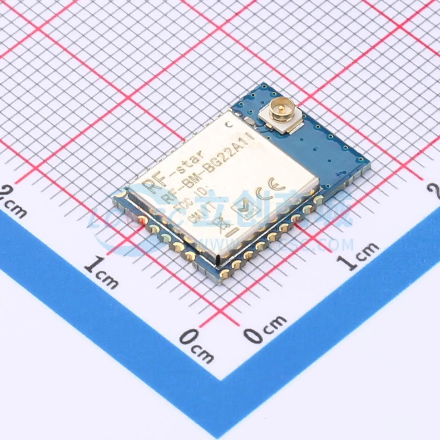 

4pcs RF-BM-BG22A1I SMD 16.5x11.6mm EFR32BG22 I2C SPI GPIO PDM Bluetooth Wireless IoT Module