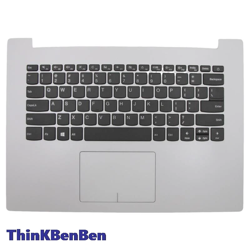 

US English White Keyboard Upper Case Palmrest Shell Cover For Lenovo Ideapad 320 14 14ISK 14IKB 14IAP 14AST 5CB0N82374