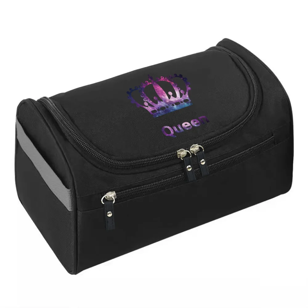Camouflage Wash Bag Cheap Women Bags Men Waterproof Queen Print Canvas Travel Cosmetic Bag Organizer Case Necessaries Makeup Bag