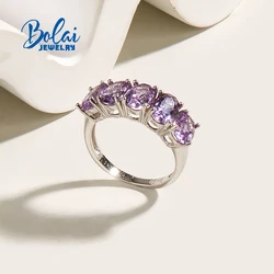 925 Sterling silver Ring with color changing Alexander gemstone for women 925 sterling silver summer new daily wear