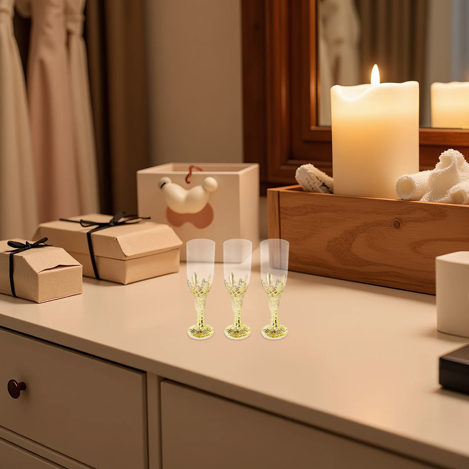 

12Pcs Decorative Wine Goblets Church Decoration Cups for Religious Ceremonies Communion Weddings Altar Offerings Medieval Style