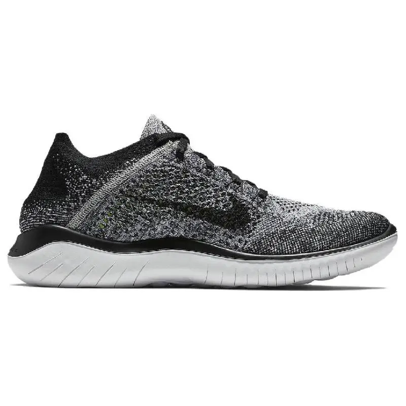  Nike Free RN Flyknit 2018 Black White Ombre Sneakers shoes 942838-101