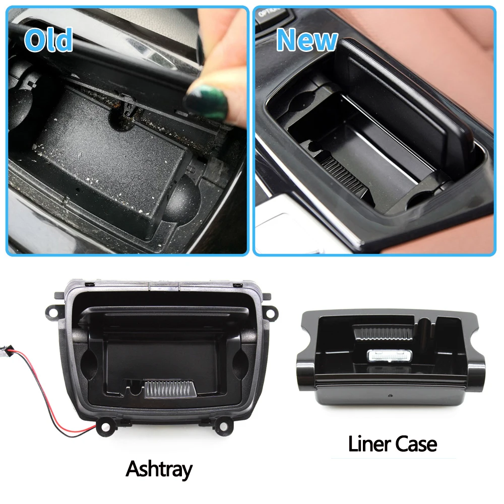 New Interior Car central console ashtray box For BMW Accessories 5 Series F10 F18 520 523 525 528 530 535 51169206347