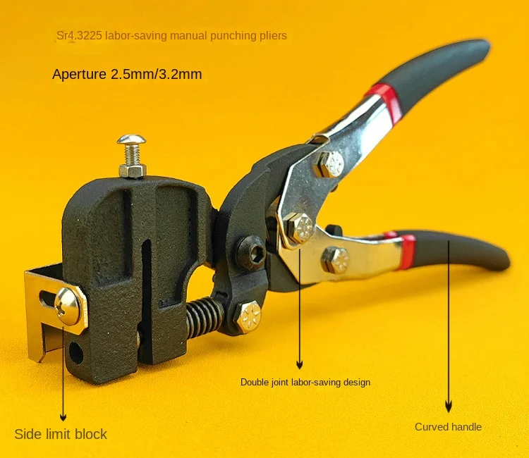 Stainless Steel Punch Pliers Advertising Glowing Words Punching Metal Puncher