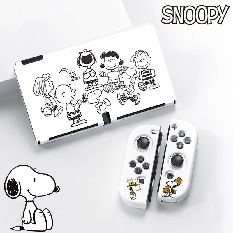 Snoopy Tpu Csae for Nintendo Switch Protective Case Anime Switch NS Oled Console Joycon Cover Game Host Accessories Shell Gifts