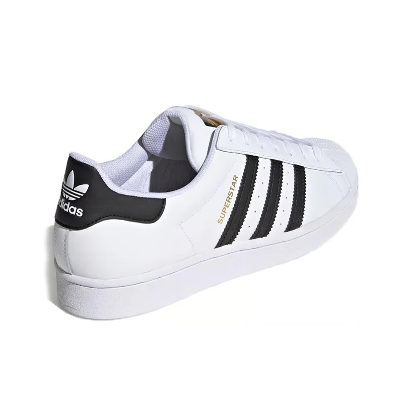 Adidas Originals SUPERSTAR Herren- und Damen-Skateboardschuhe, rutschfest, verschleißfest, Low-Top-Skateboardschuhe, Weiß, Rot