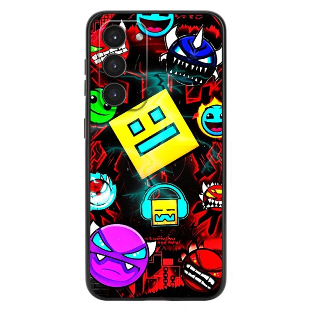 G-Geometry Game D-Dash Phone Case For Samsung Galaxy A20,A21s,A22,A31,A32,A52,A53,A72,73,A80,A91 Soft Liquid Silicone Black Case