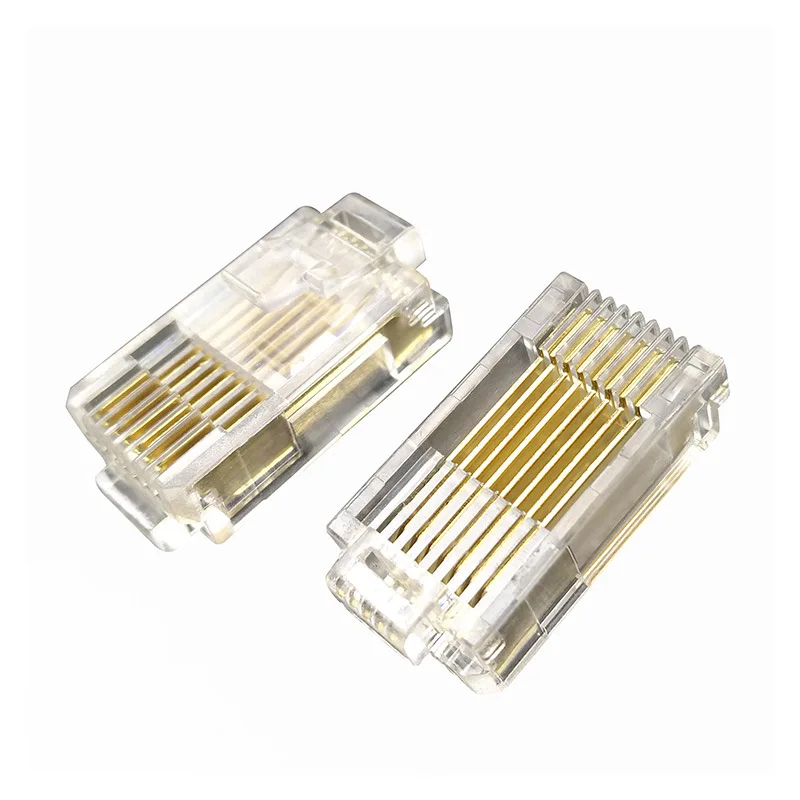 

10/30PCS RJ45 8P8C Connector 24MM Long Frequency Converter Plug For Male To Male Modular