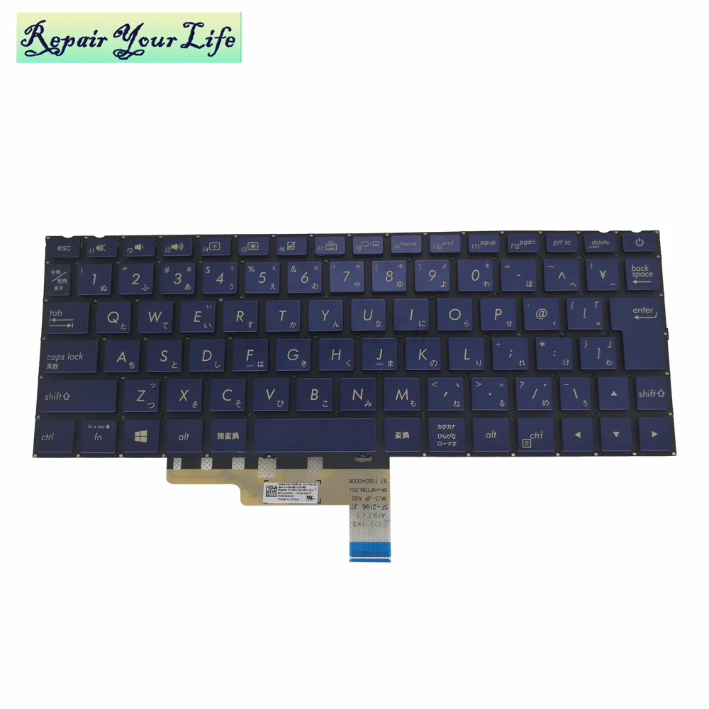 

Korean Japanese Backlit Keyboard For Asus ZenBook UX333 UX333F UX333FA UX333FN Replacement keyboard Backlight 0KN1-6A1JP23