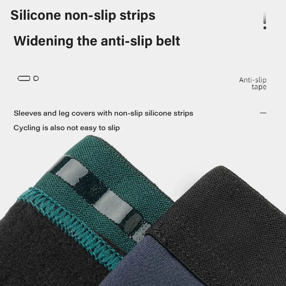 ROCKBROS Herbst Winter Radfahren Bein Hülse Männer Frauen Winddicht Fleece Arm Bein Wärmer Zyklus Sport Ärmeln Legging Fahrrad Ausrüstung – Detail 2