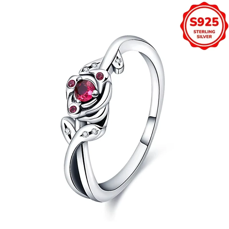 Women's S925 Silver Stackable Sun Moon Star Butterfly Ring Set