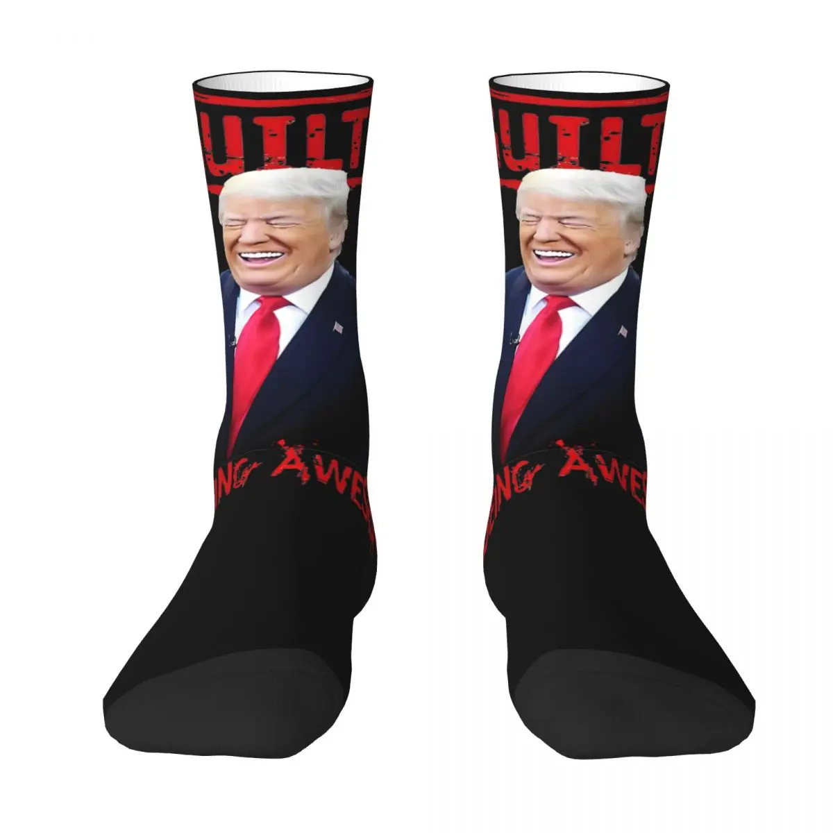 Donald Trump GUILTY!...... Of Being AWESOME Socks Winter Stockings Novelty Couple Quality Socks Graphic Climbing Non Slip Socks