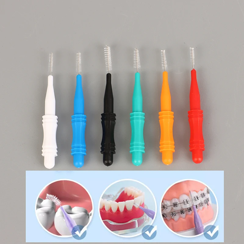 

10Pcs Interdental Brushes Health Care Teeth Whitening Interdental Cleaners Orthodontic Dental Tooth Brush Oral Hygiene Tool