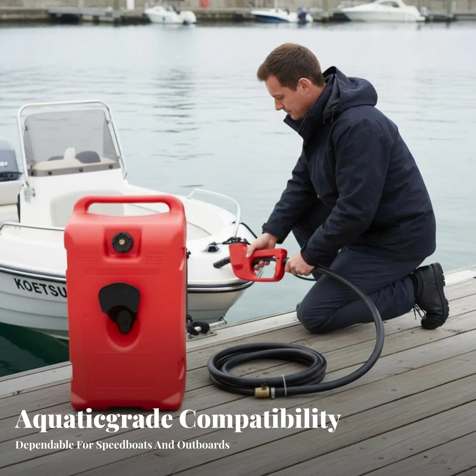 

External Board Engine Petrol Reservoir Fire Resistant Resistant Portable Boat Gas Reservoir Boat Petrol Container Anti-Static