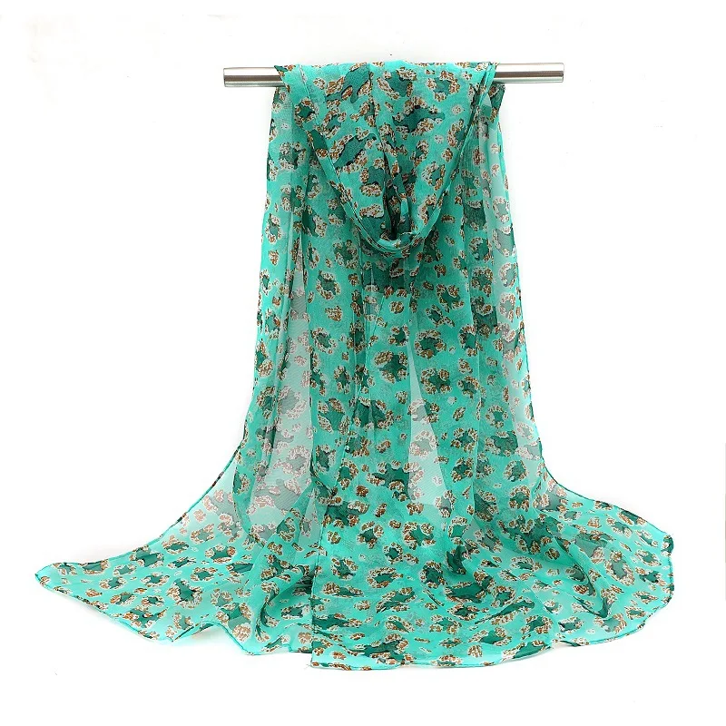 50*160cm Fashion Chiffon Soft Scarf Women Shawl Scarves Breathable Beach Sunscreen Lady Bandana Wrap HIjab Pashmina Wholesale