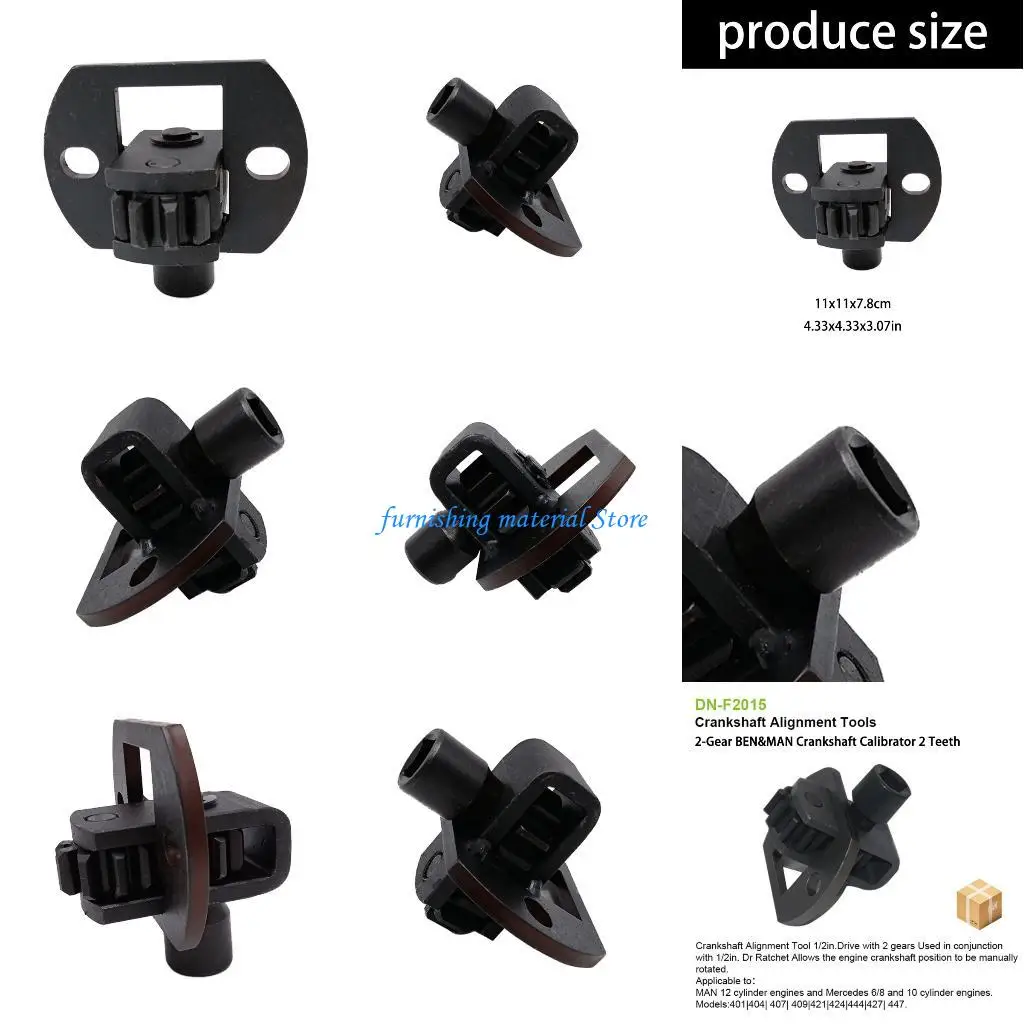 

Y5GD High Strength Engine Barring Tool Locking Tool Compatible for DD13/15/16 & MBE4000/900 Flywheel Alignment Device