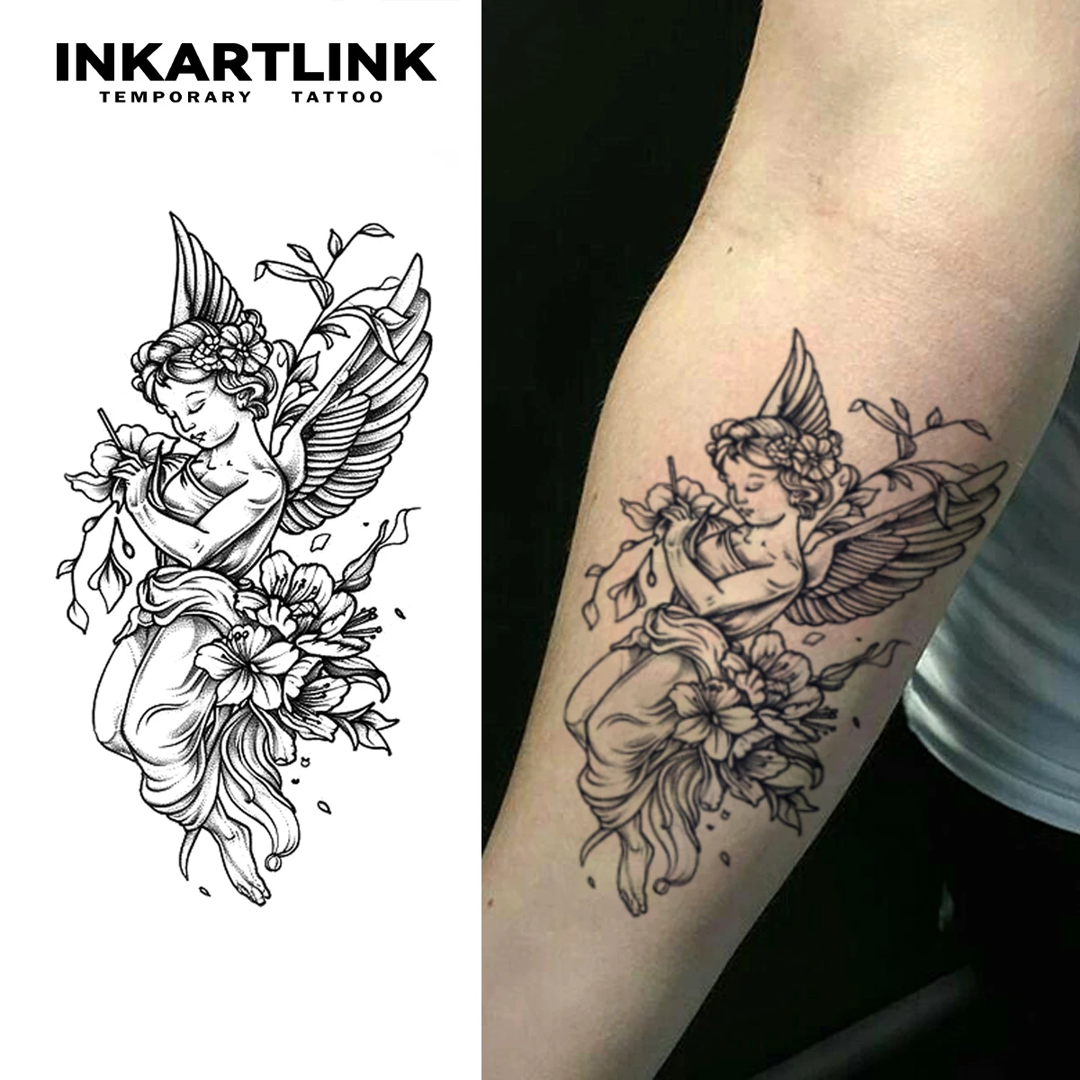 

Временная татуировка девушки, обнажен до 15 дней, новая технология, волшебная водонепроницаемая полуперманентная наклейка.