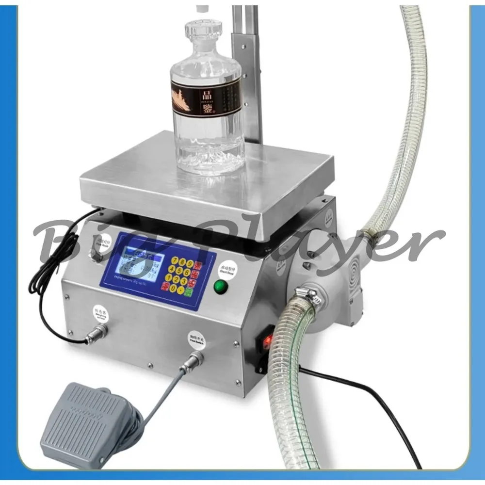 

Digital Control Single Head Automatic Filler - Quantitative Accurate Filling Machine for Beer Beverage Oil Small Scale