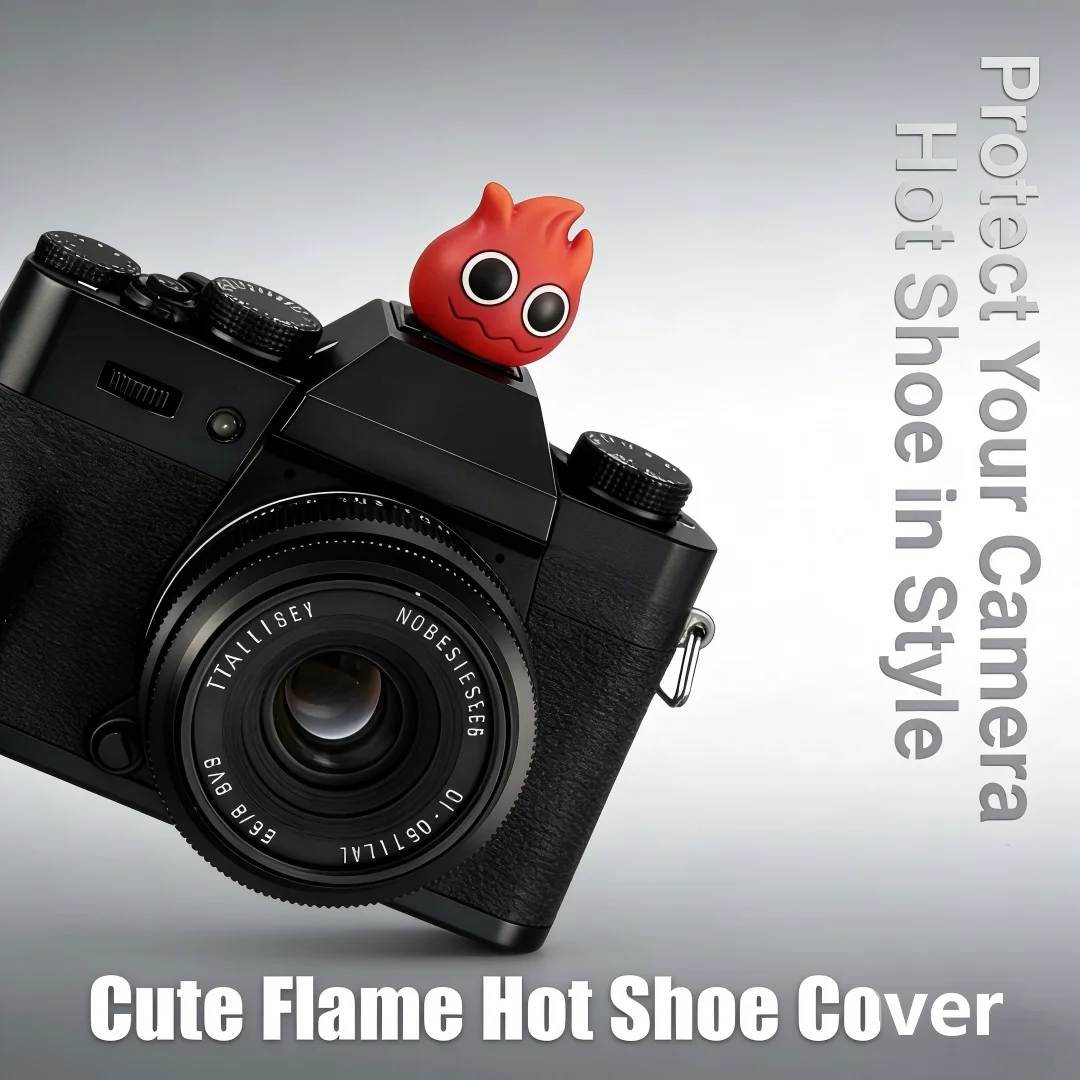 Cute Christmas Horror  Hot Shoe Cover for Leica Q2 Fuji X100V X-T5 Sony ZV-1 Canon EOS R5 Nikon Z5 Camera Accessories view 2